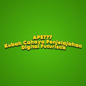 APE777 Kubah Cahaya Penjelajahan Digital Futuristik